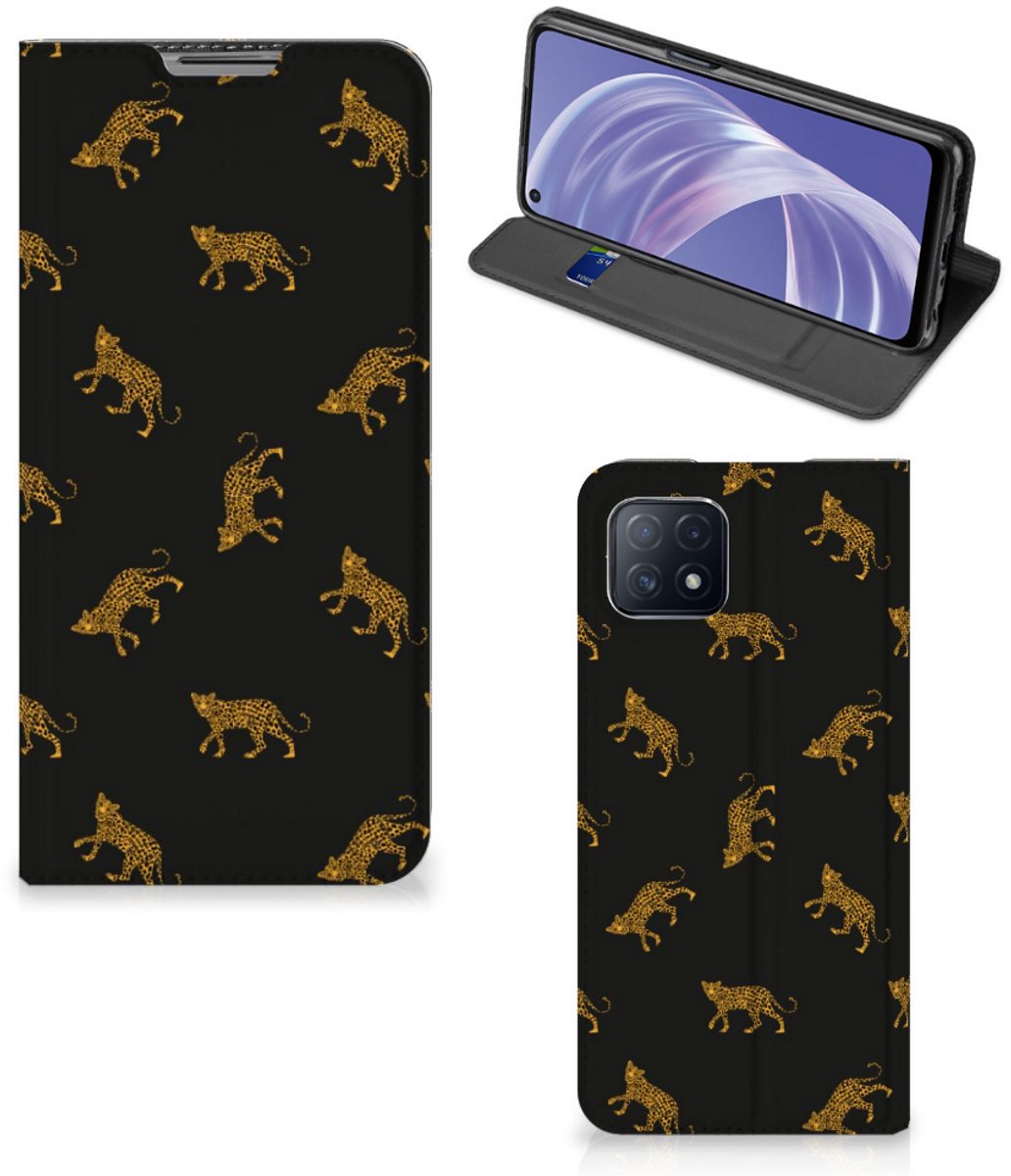 Hoesje maken voor OPPO A73 5G Leopards