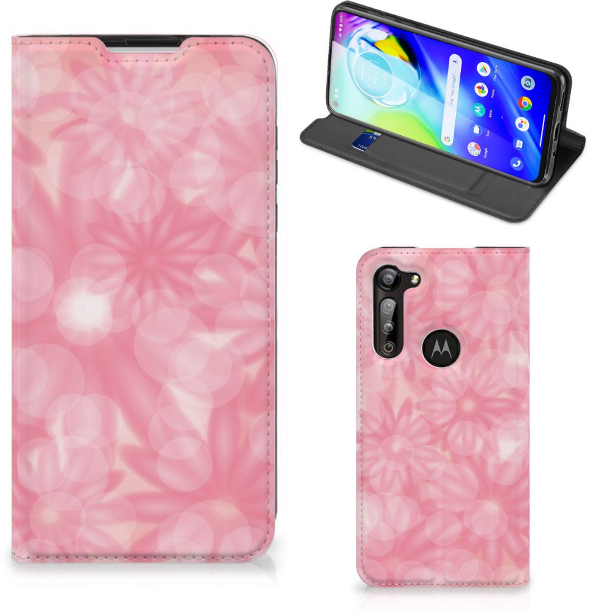 Motorola Moto G8 Power Smart Cover Spring Flowers