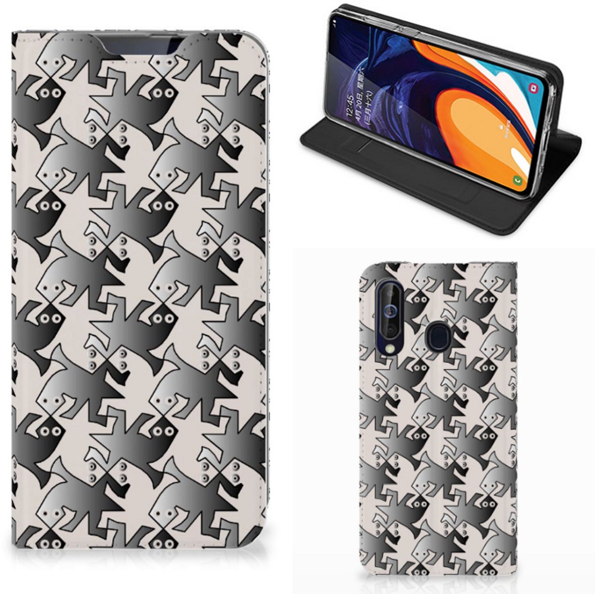Samsung Galaxy A60 Hoesje maken Salamander Grey