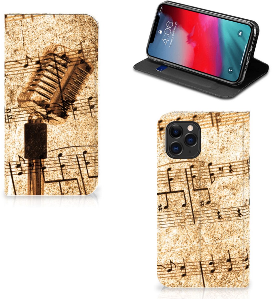 Apple iPhone 11 Pro Stand Case Bladmuziek