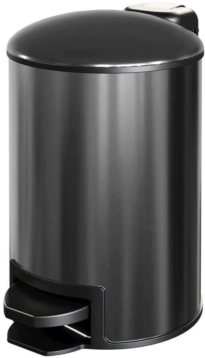 Brauer Pedaalemmer - 3 Liter - Gunmetal Geborsteld