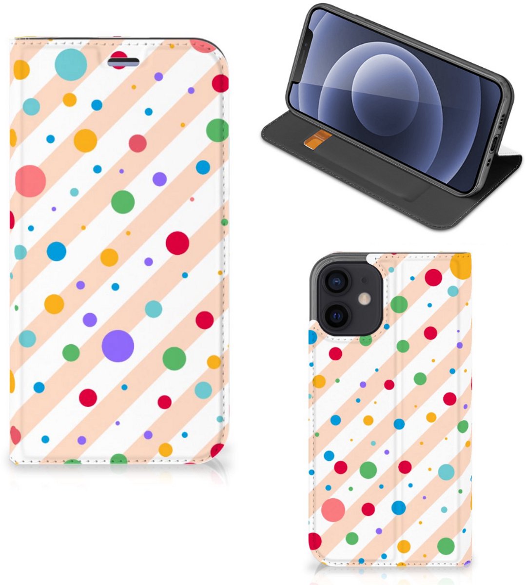 iPhone 12 Mini Hoesje met Magneet Dots