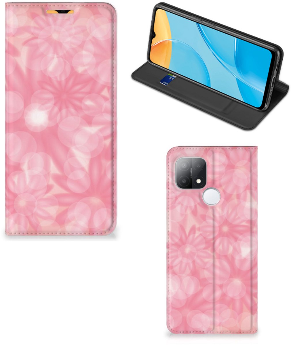 OPPO A15 Smart Cover Spring Flowers
