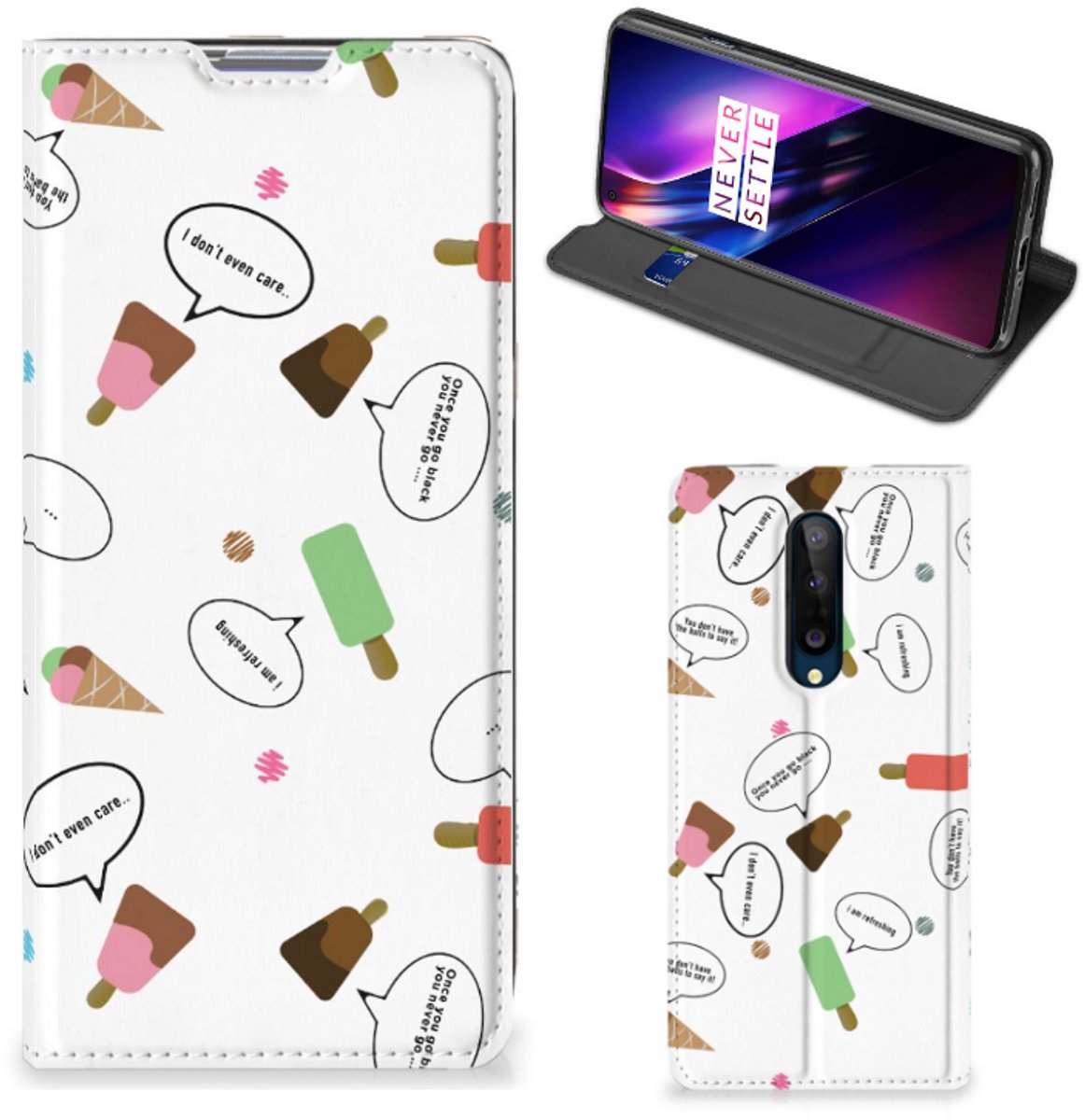 OnePlus 8 Flip Style Cover IJsjes