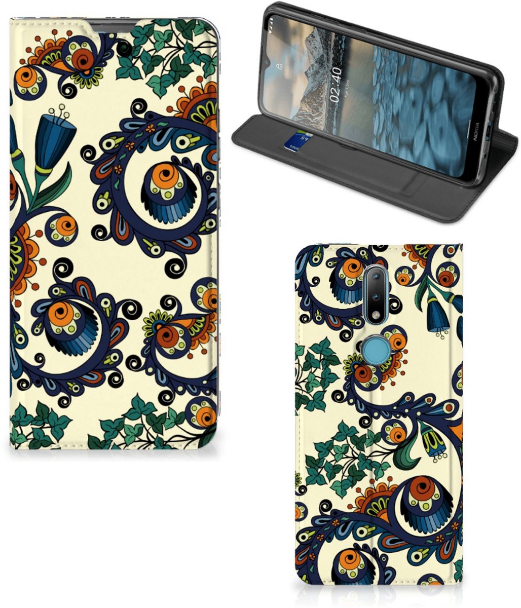 Telefoon Hoesje Nokia 2.4 Barok Flower
