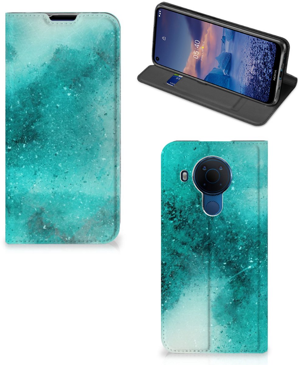 Bookcase Nokia 5.4 Painting Blue
