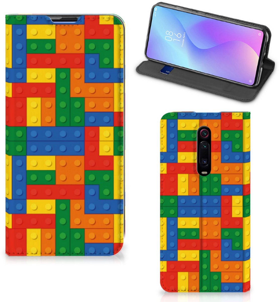 Xiaomi Mi 9T Pro Hoesje met Magneet Blokken