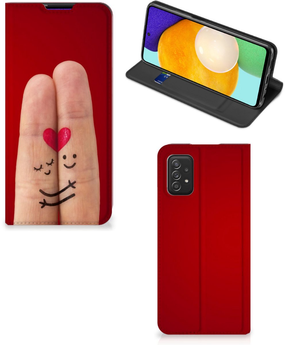 Samsung Galaxy A03s Hippe Standcase Liefde - Origineel Romantisch Cadeau