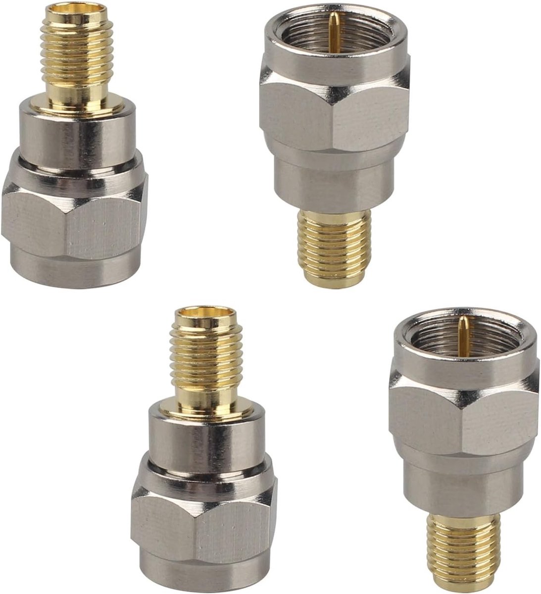 Allecto - Antenneconnector - SMA Female - RF Adapter - LMR CB Radio - Ham Radio - Transceivers - WiFi - Externe Antenne - RF-toepassing - Draadloos...