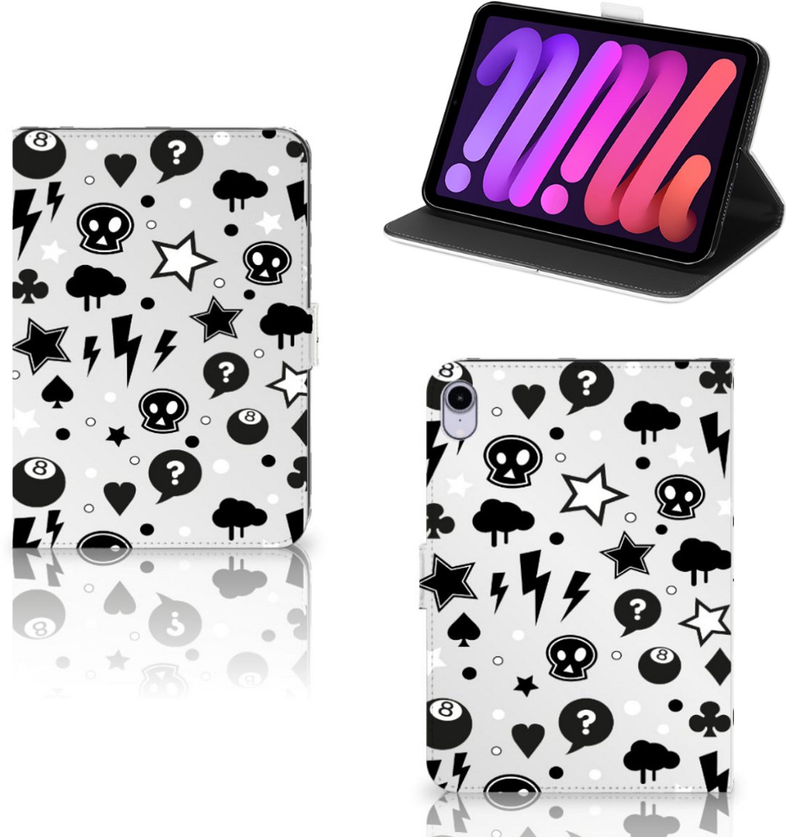 Tablettasje iPad Mini 6 (2021) Silver Punk