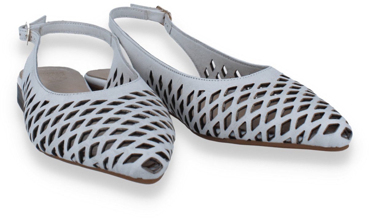 Double Heart Dames Slingback Ecru | Beige | Maat: 38