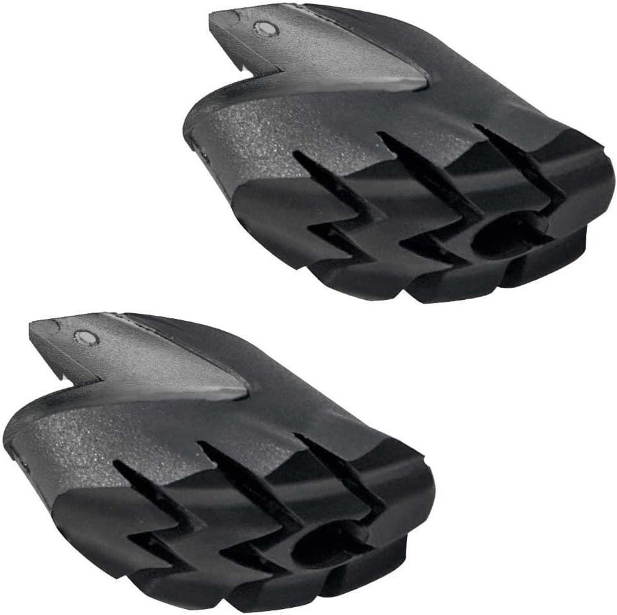 LEKI Smart Tip Pad - Wandelstok Accessoire - Bescherming Stokken - Gevulkaniseerd Rubber - One Size - Wit-Zwart