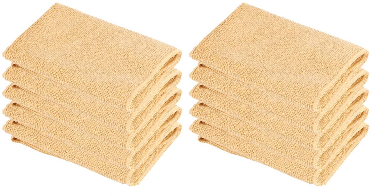 Allecto - Microfiber Handdoek - Sneldrogend - Kaki - Waterabsorberend - Zacht - Ideaal voor dagelijks gebruik - 30 x 30 cm