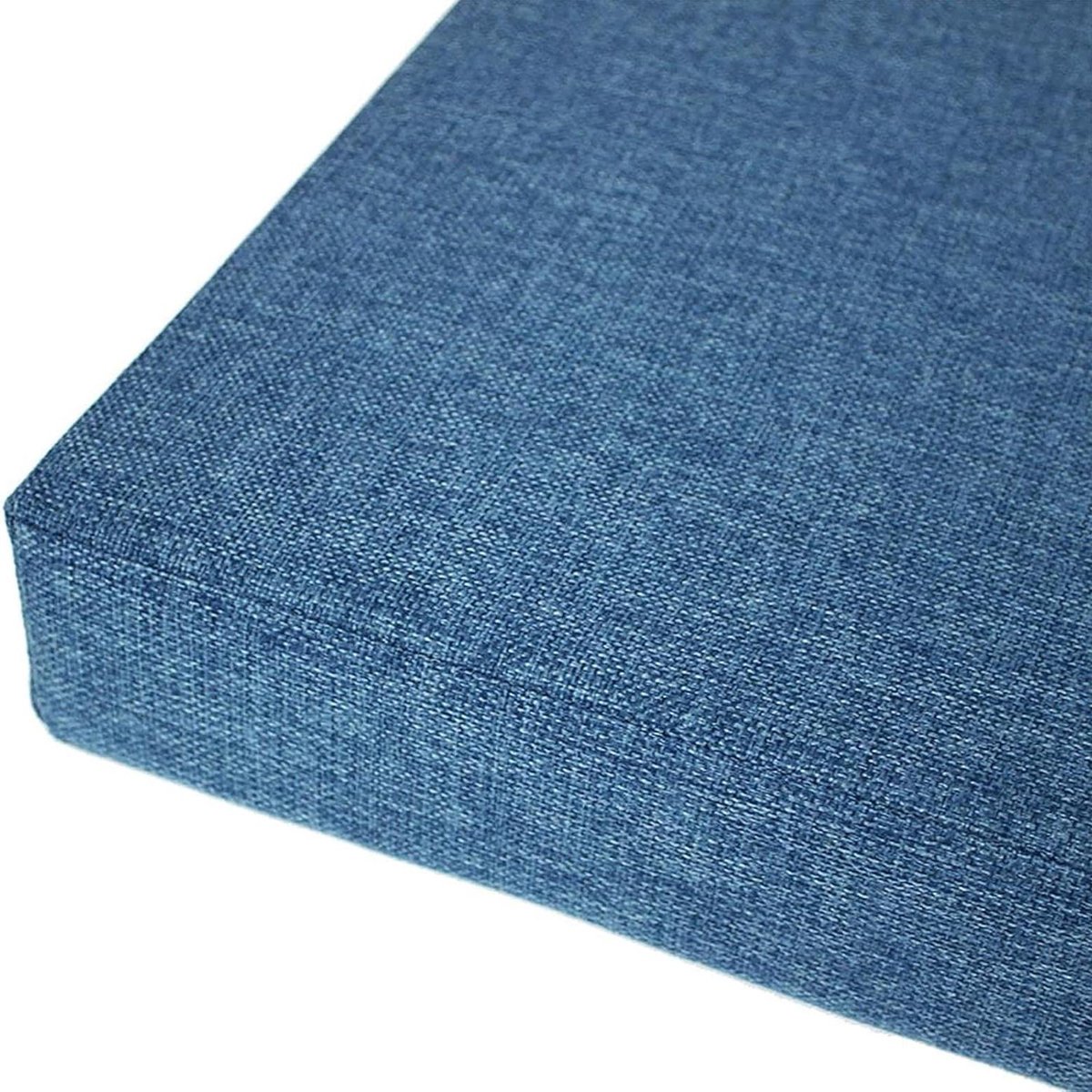 Bankkussen Set - Zitkussen Tuinbank - Comfortabel Zitten - Hoge Dichtheid Schuim - 120 x 45 x 8 cm - Blauw