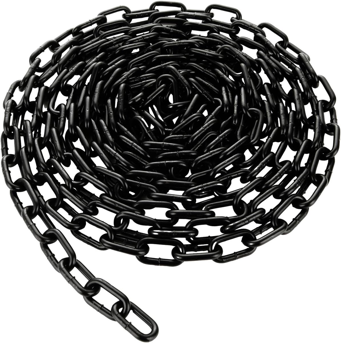 Ketting Zwart - Draagketting Veiligheidsketting - Hekken Ophangen - Roestvrij Koolstofstaal - 6 meter 6 mm - Zwart