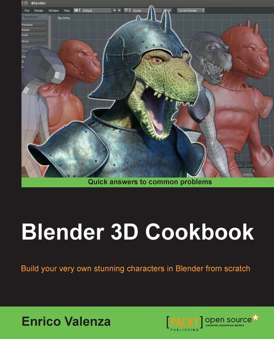 Blender 3D Cookbook - cover