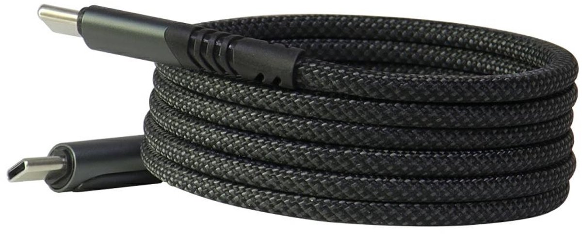 Audi 2.0 Serie - USB-C naar USB-C Kabel - 1.2m - Zwart - Snelle Oplading
