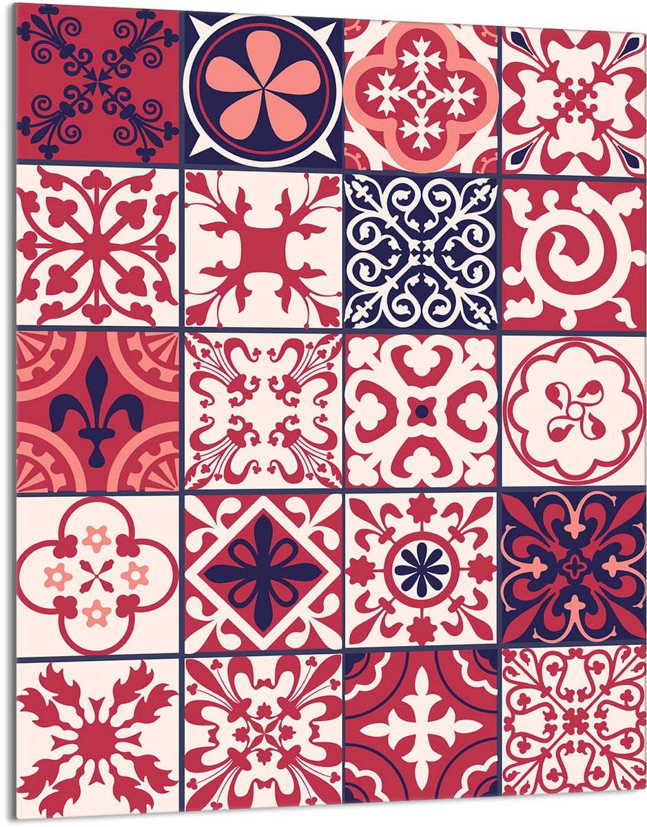 TMK ArtDeko Mozaïek Serie - Glazen Snijplank - 40x52 cm - Multifunctioneel - Anti-slip