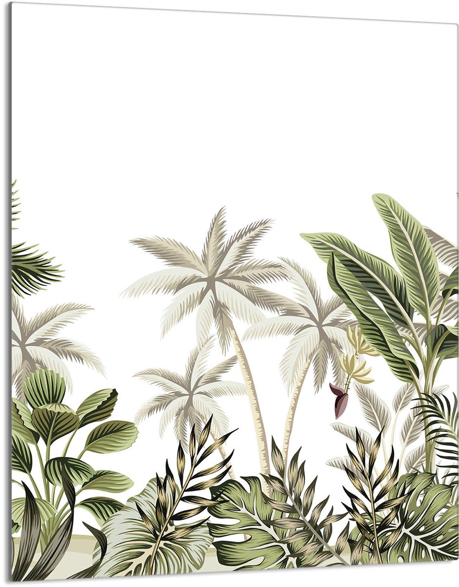 TMK ArtDeko - Snijplank Glas - 40x52cm - Gehard - Motief: Bladeren