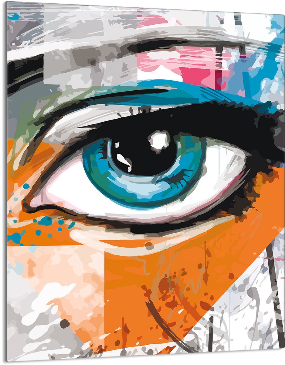 TMK ArtDeko - Snijplank - 40x52 - Glas - Oog Motief