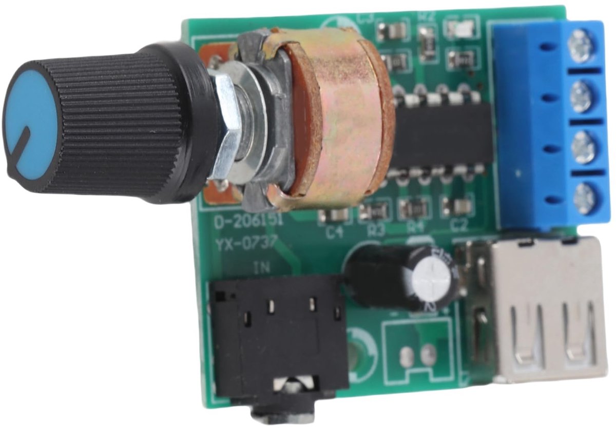 ONF3 - PM2038 - USB Power Amplifier - Veilig en efficiënt - Compact formaat - Stereo versterker - Ideaal voor audio toepassingen - Geschikt voor...