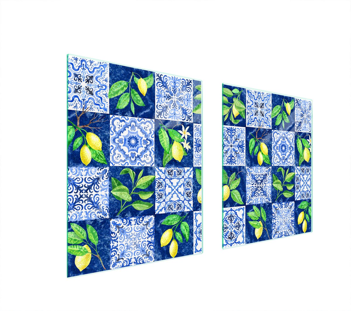 TMK ArtDeko - Mozaïek Beschermplaat - 85x52 cm - Glas - Verstelbaar