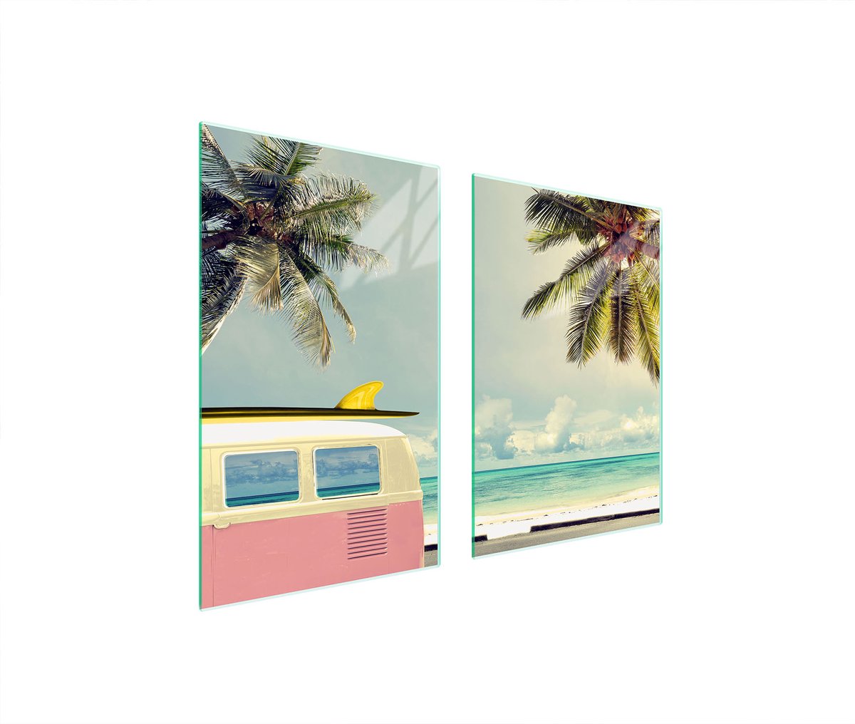 TMK ArtDeko - Snijplank - Beschermplaat - Glas - 65x52 cm