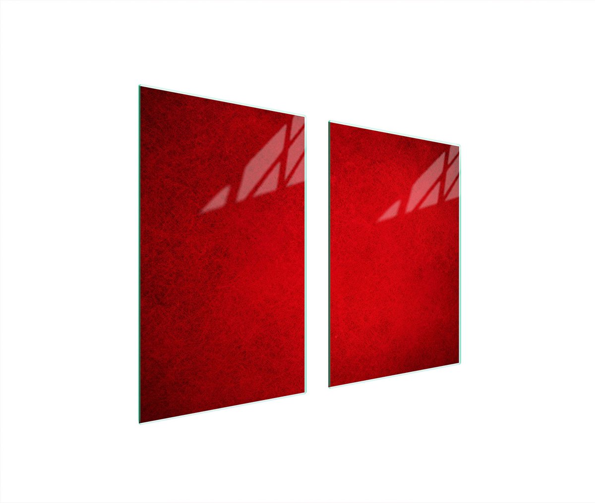 TMK ArtDeko - Kookplaat Achterwand - Rood - 65x52 cm - Veilig en Praktisch