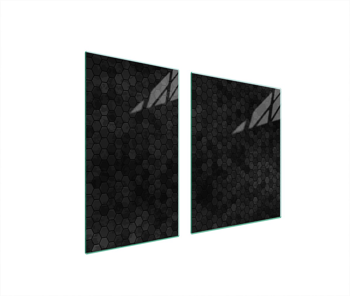 TMK ArtDeko Serie - Snijplank - Glas - 100x52cm - Veelkleurig