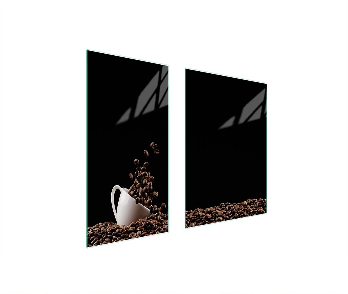 TMK ArtDeko - Snijplank - 75x52 cm - Glas - Koffiekleur