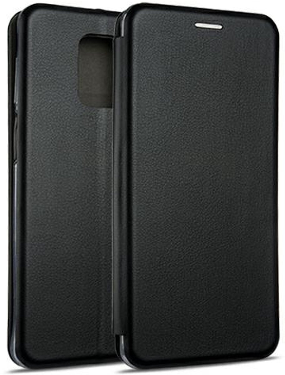 Beline Book Magnetisch Redmi Note 9T Pro hoesje zwart/zwart Xiaomi