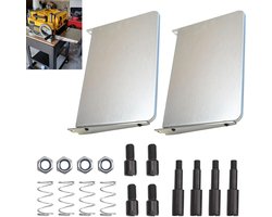 2pcs DW7351 13" Planer Folding Table Accessory Provides Extra 9" Support Each Side Of The DW735 Planer Compatible With DeWALT DW735