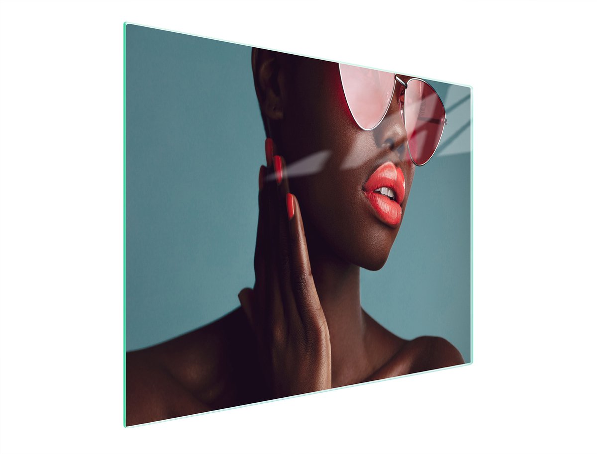 TMK ArtDeko Serie - Glazen Snijplank - 52x30 cm - UV-Print - Antislip