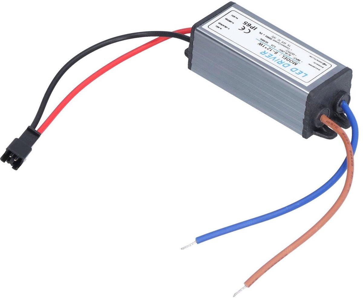 Allecto - LED Transformer - 300mA voor 8-12 x 1W LED Panelen - Omzetten van AC 85-265V naar DC 24-45V - Betrouwbare stroomvoorziening - Voor LED ve...