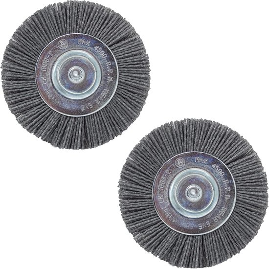 Vervangende borstels - Voegenborstels - Voegen reinigen - Snelsluithouder - 6 stuks - Nylon — afbeelding 2