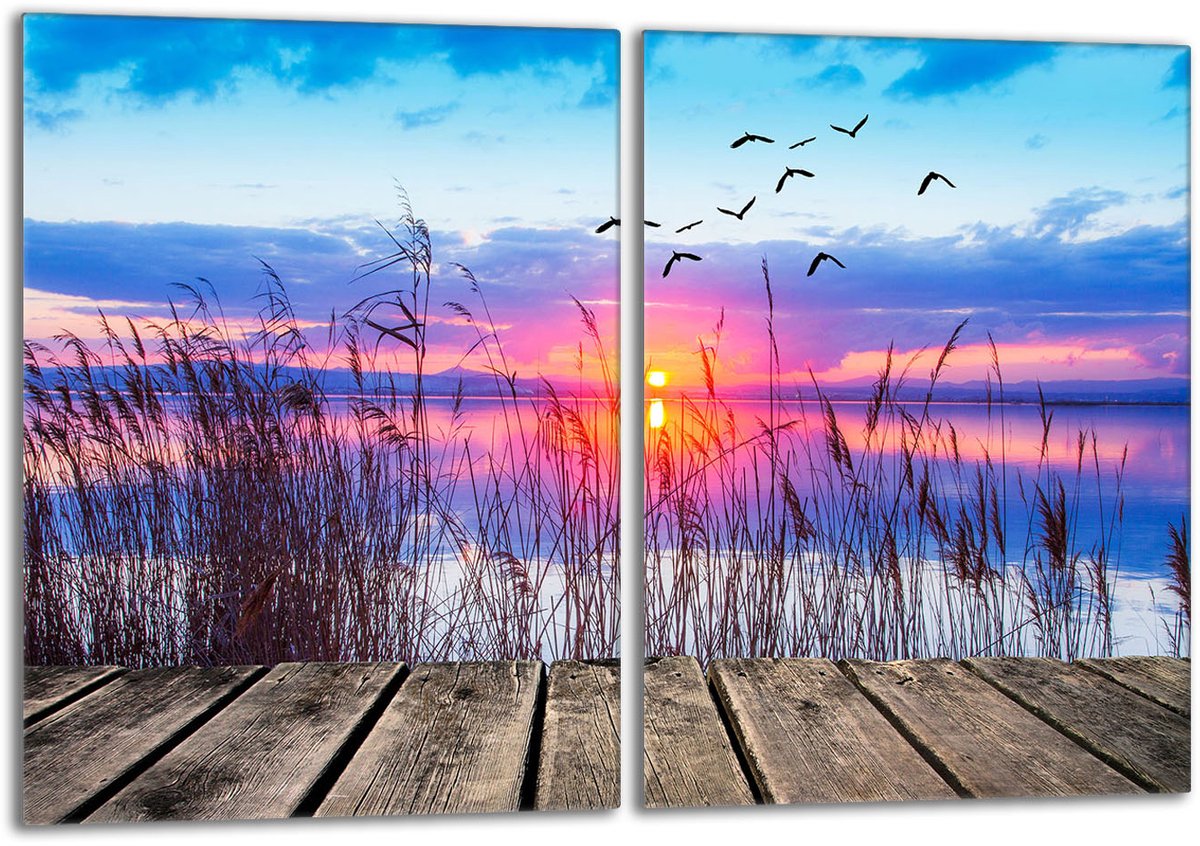 TMK ArtDeko - Snijplank - 40x52 cm - Geharde Glas - Veelkleurig