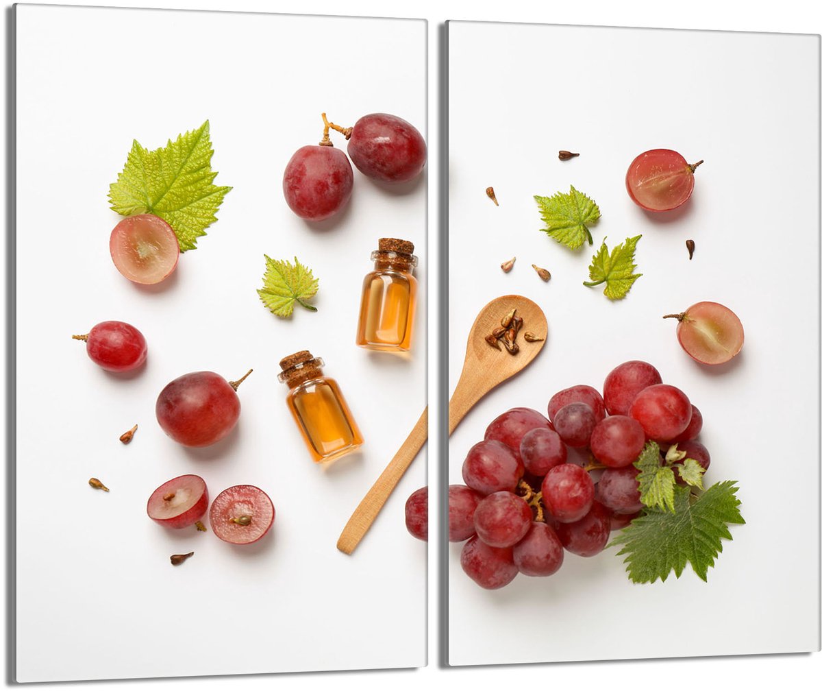 TMK ArtDeko - Snijplank Glas - Beschermplaat - 30x52 cm - Fruitmotief