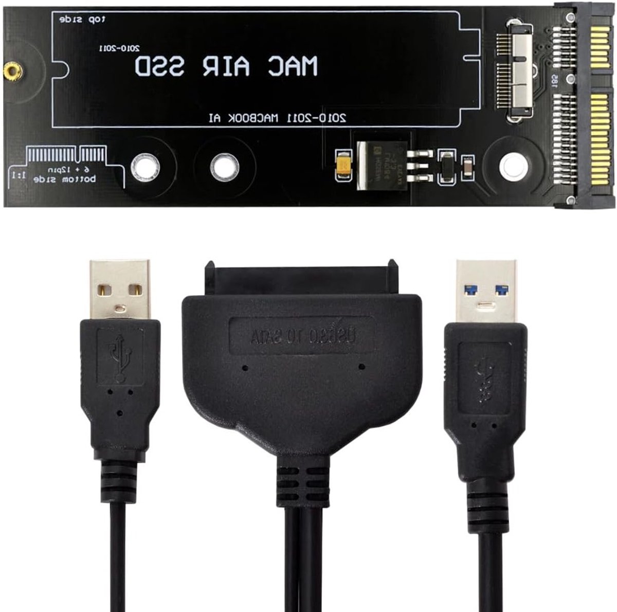 SSD naar SATA Adapter Kabel voor MacBook Air 2010-2011 - 12+6 Pin naar USB 3.0
