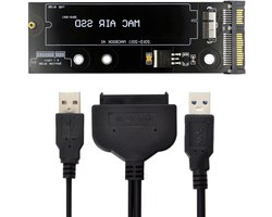SSD naar SATA Adapter Kabel voor MacBook Air 2010-2011 - 12+6 Pin naar USB 3.0