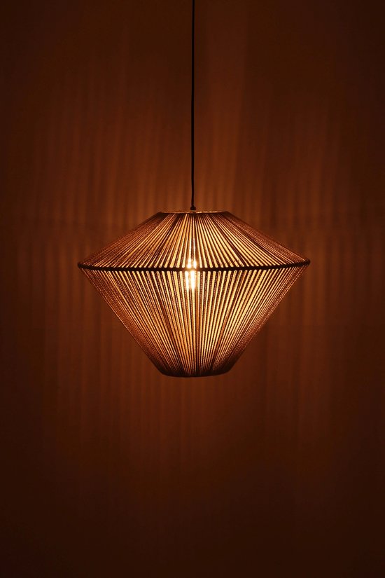 Light & Living Hanglamp Felida - Crème - Ø53cm - Modern - Hanglampen Eetkamer, Slaapkamer, Woonkamer