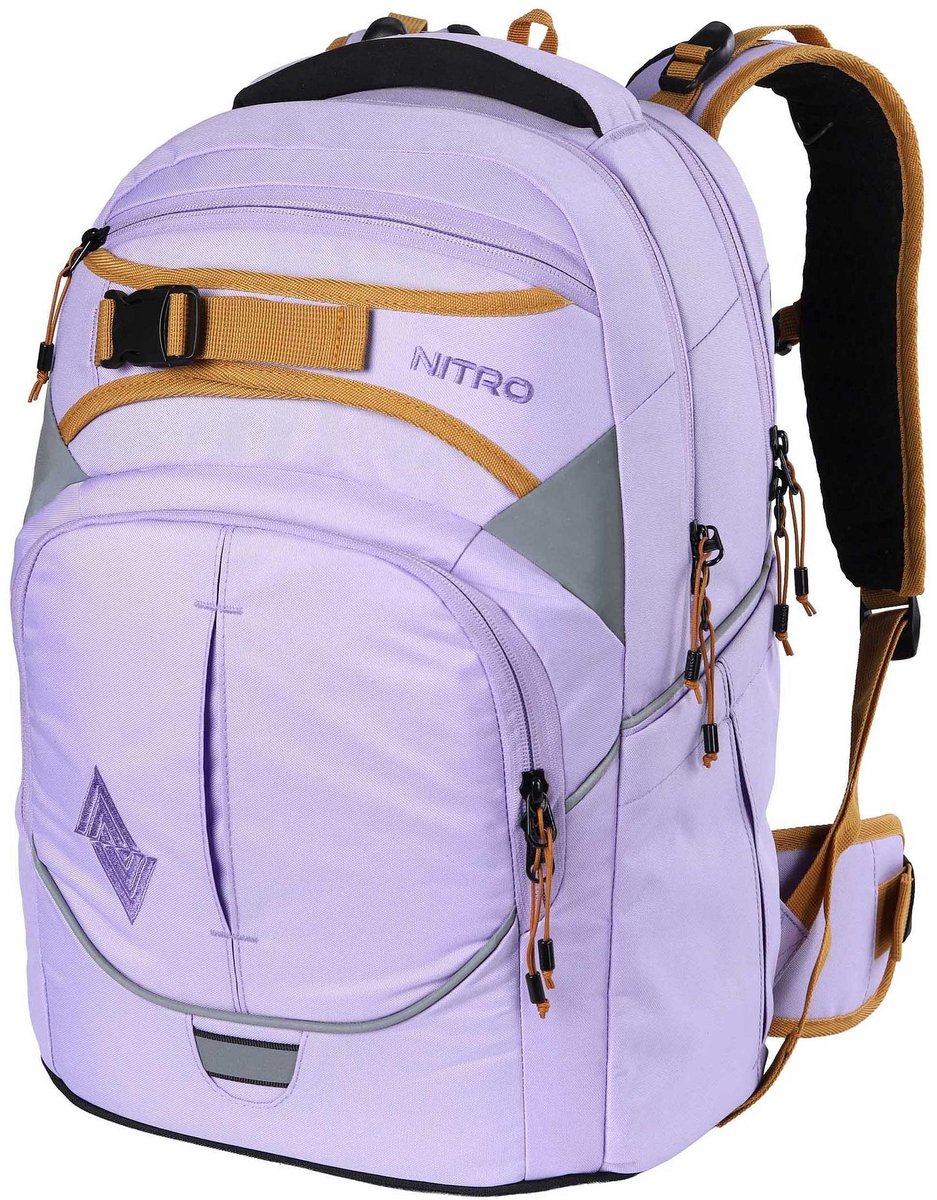 NITRO schoolrugzak rugzak Daypacker Collection Superhero Backpack 30L Lavender paars