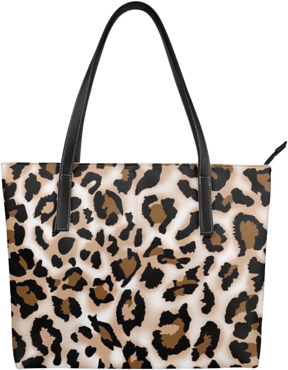 Bedrukte Handtas - Schoudertas - Boodschappen Doen - Grote Capaciteit - 39 x 28 cm - Kleurrijk