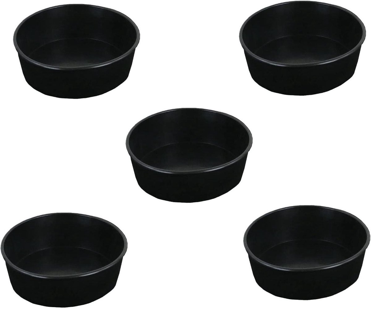 Gipsbekers - Mengbekers Rubber - Materialen Mengen - Flexibel Zacht Rubber - 05 Liter - Zwart