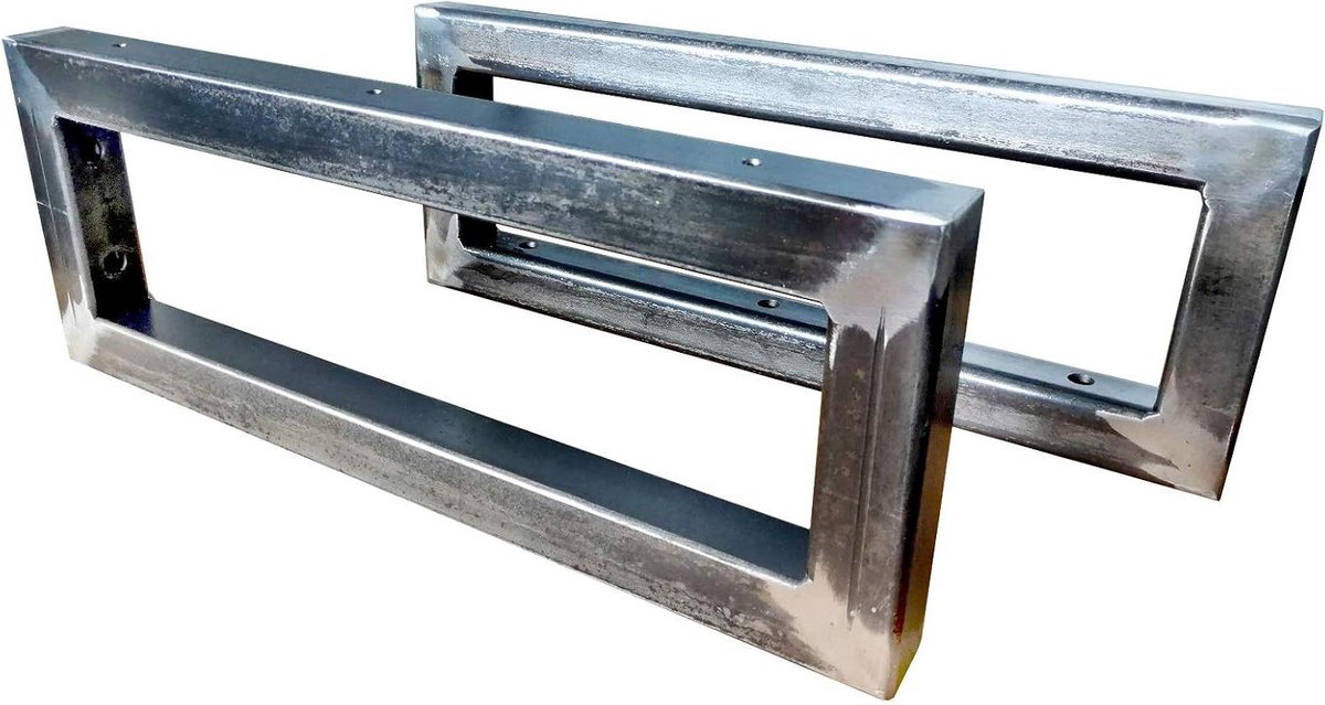 Wandsteunen - Plankdragers steunen - Planken Bevestigen - Zwaar Belastbaar Metaal - 30x30 mm - Zwart