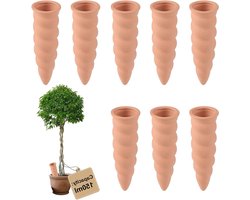 8×150ml Oyas Irrigatie voor Planten, Automatische Waterdispenser voor Tuin en Groentetuin, Ideaal voor Huisplanten en Terracotta Potten