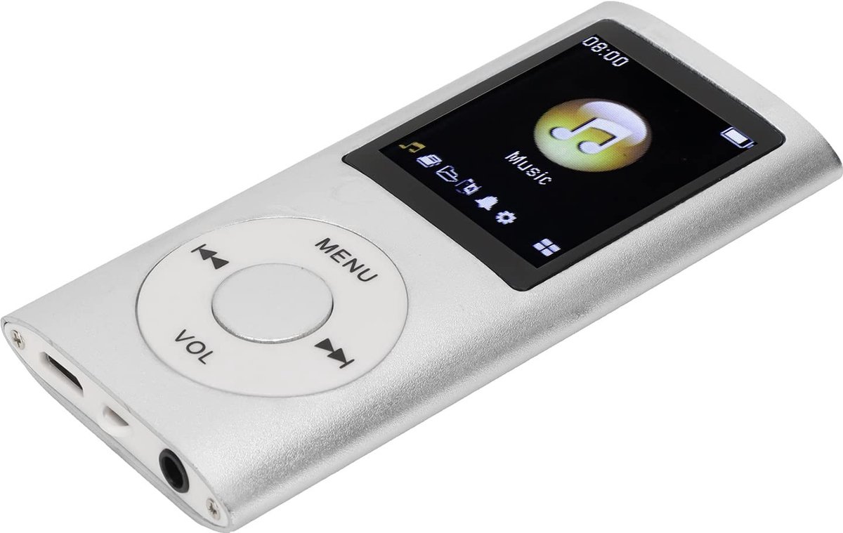 Allecto - Draagbare MP3-speler - Verliesvrij geluid - Slank ontwerp - 8 uur afspelen - Ideaal voor onderweg - Compatibel met meerdere formaten