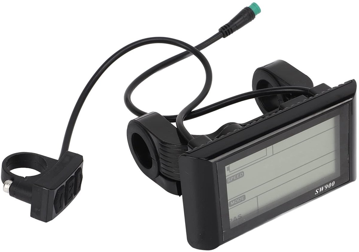 Allecto - Elektrisch Fietspaneel - LCD-meter - Waterdicht - 5-pins Vervangingsaccessoires - Handig voor Elektrische Fietsen - Ideaal voor Scooters