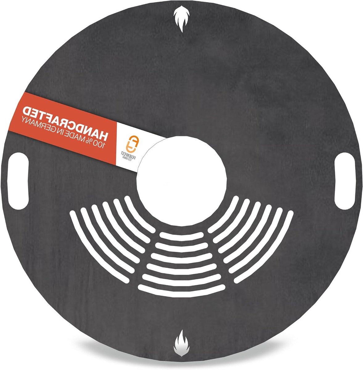 Grillplaat - Vuurplaat Grillring - Buiten Koken - Met Temperatuurzones - 98 cm Diameter - Staal