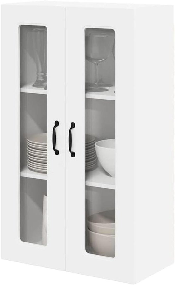 Keukenkast met opslag - Wandkast keuken - Keuken organiseren - Modern design - 60 x 31 x 100 cm - Wit