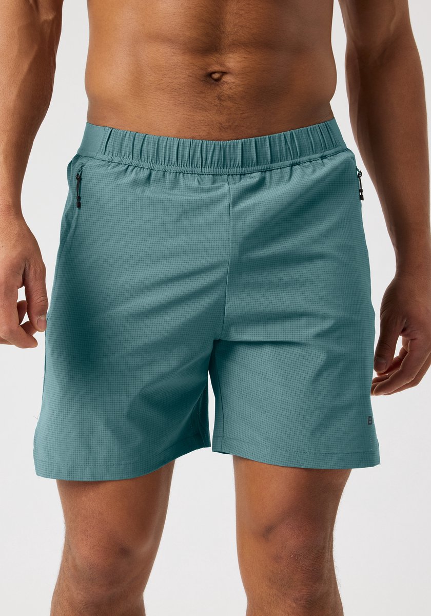 Björn Borg Zip 7Inch Shorts - heren sportbroek kort - groen
